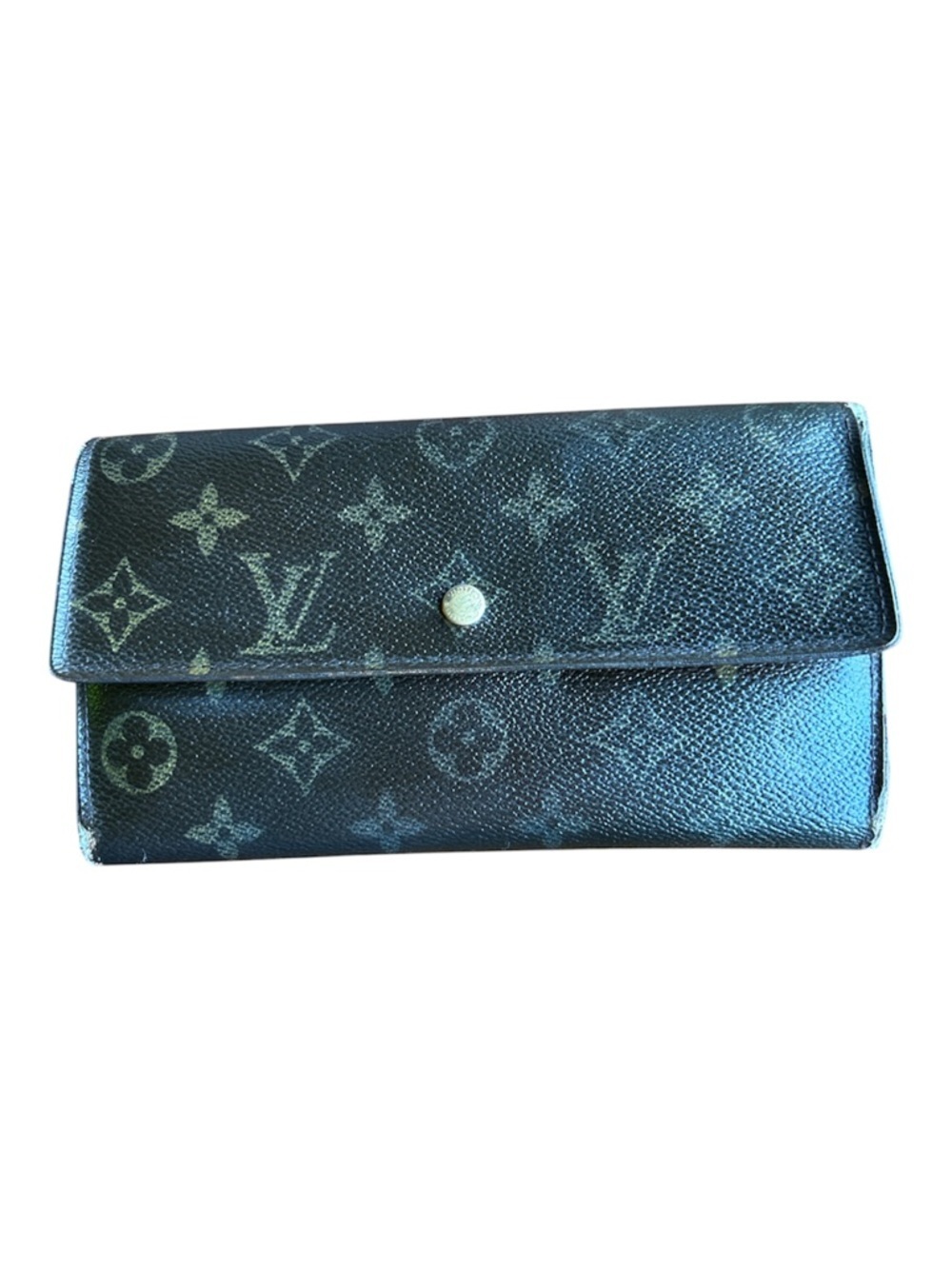Louis Vuitton Epi Leather Long Wallet Brown Bifold Snap Made in Spain Auth LV - Picture 3 of 17